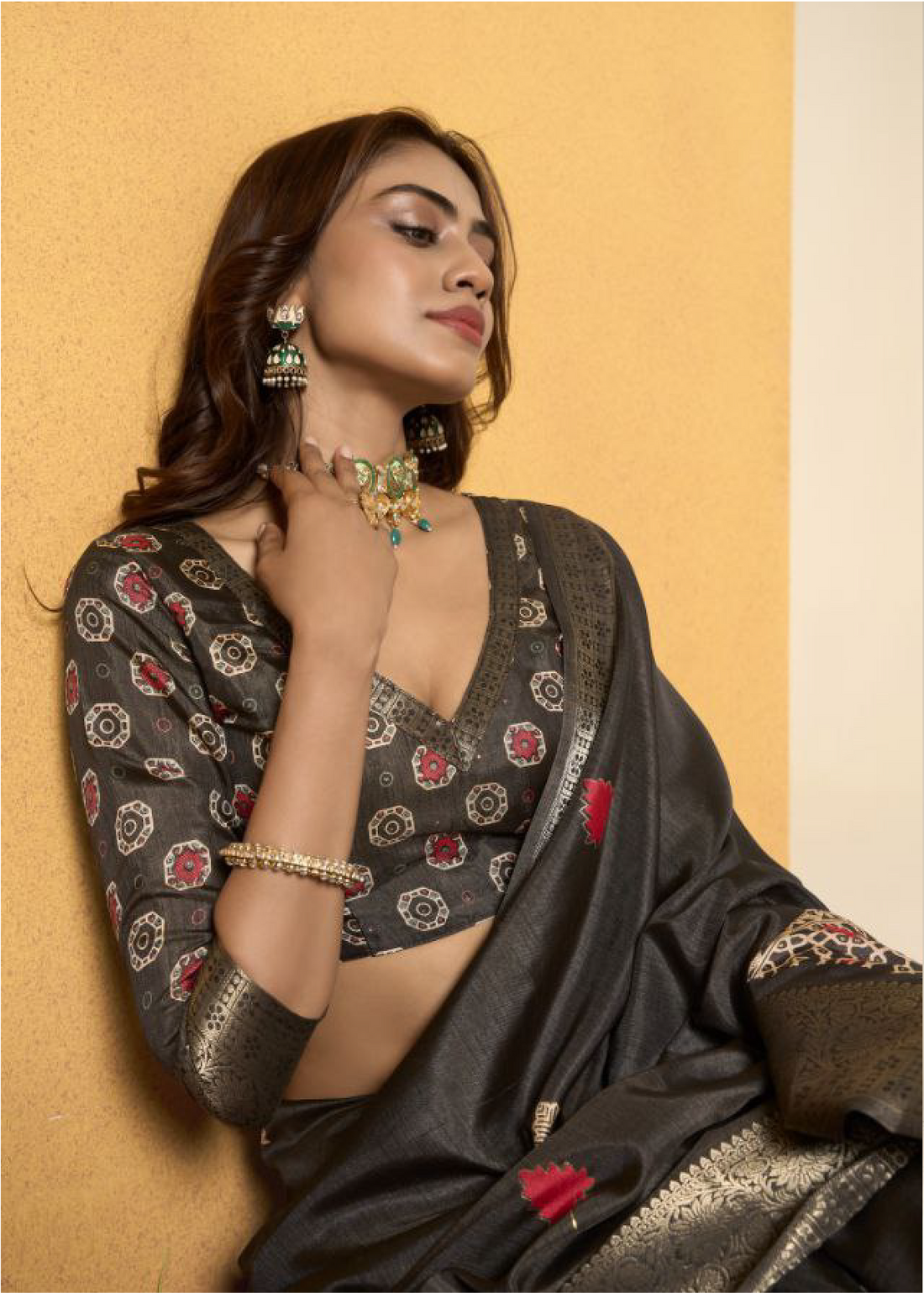 Black Opal Saree